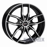 Autec Bavaris 7x16 5x112 ET47 DIA66.6 Schwarz gl