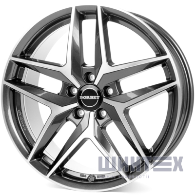 Borbet Z 7.5x17 5x112 ET40 DIA66.6 DGM№5
