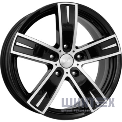 K&K Онегин 8x18 5x100 ET35 DIA67.1 Алмаз черн